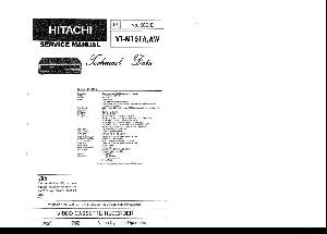 Сервисная инструкция Hitachi VT-M161A ― Manual-Shop.ru