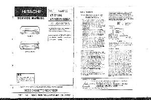 Service manual Hitachi VT-M191A, VT-M291A, VT-M292A ― Manual-Shop.ru