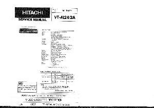 Сервисная инструкция Hitachi VT-M262A ― Manual-Shop.ru