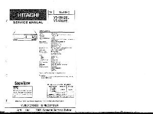 Сервисная инструкция Hitachi VT-M312EL, VT-M332EL ― Manual-Shop.ru