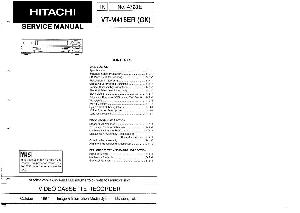 Сервисная инструкция Hitachi VT-M418ER ― Manual-Shop.ru