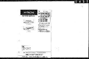 Service manual HITACHI VT-M528E, VT-M548E, VT-M668E, VT-M998E ― Manual-Shop.ru