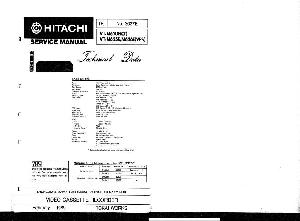 Сервисная инструкция Hitachi VT-M620E, VT-M625E ― Manual-Shop.ru