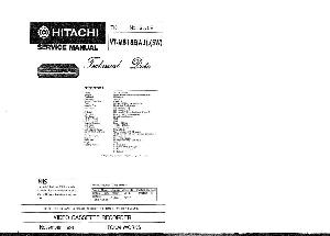 Сервисная инструкция HITACHI VT-M818E ― Manual-Shop.ru