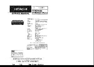 Service manual Hitachi VT-M827E, VT-M828E ― Manual-Shop.ru