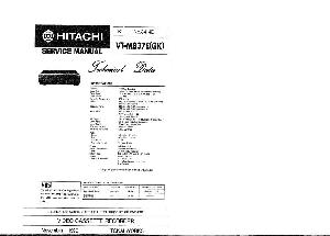 Service manual HITACHI VT-M837E ― Manual-Shop.ru