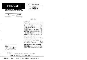 Сервисная инструкция Hitachi VT-MX221A ― Manual-Shop.ru