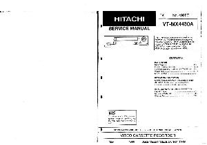 Сервисная инструкция Hitachi VT-MX4430A ― Manual-Shop.ru