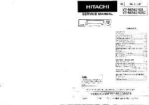 Сервисная инструкция Hitachi VT-MX4510A ― Manual-Shop.ru