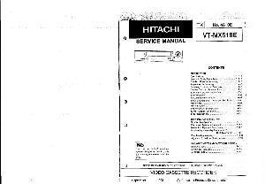 Сервисная инструкция Hitachi VT-MX518E ― Manual-Shop.ru