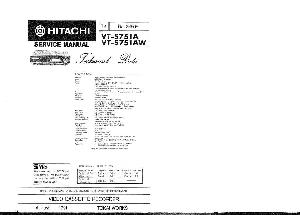 Сервисная инструкция HITACHI VT-S751A ― Manual-Shop.ru