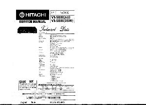 Service manual Hitachi VT-S88E ― Manual-Shop.ru