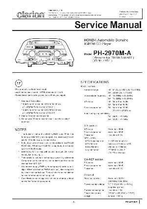 Service manual Clarion PH-2970MA ― Manual-Shop.ru