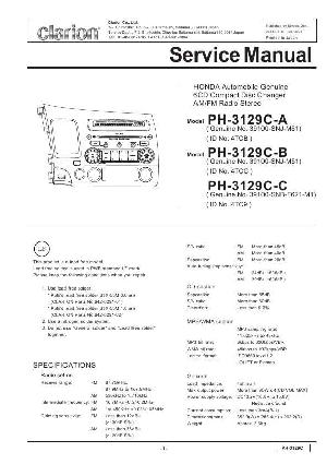 Service manual Clarion PH-3129-C ― Manual-Shop.ru