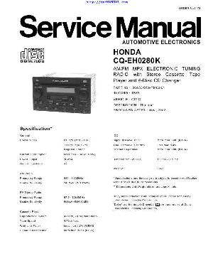 Сервисная инструкция PANASONIC CQ-EH0280K ― Manual-Shop.ru