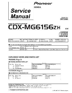Сервисная инструкция Pioneer CDX-MG6156ZH ― Manual-Shop.ru