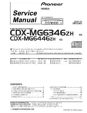 Сервисная инструкция Pioneer CDX-MG6346ZH, CDX-MG6446ZH ― Manual-Shop.ru