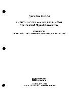 Сервисная инструкция HP (Agilent) 83731A B 83732A B SYNTHESIZED SIGNAL GENERATOR