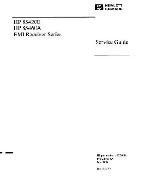 Service manual HP (Agilent) 85420E 85460A EMI RECEIVER ― Manual-Shop.ru