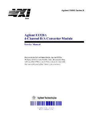 Сервисная инструкция HP (Agilent) E1328A DA CONVERTER ― Manual-Shop.ru