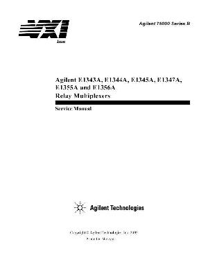 Service manual HP (Agilent) E1343A E1344A E1345A E1347A E1355A E1356A RELAY MULTIPLEXER ― Manual-Shop.ru