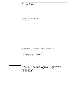 Service manual HP (Agilent) E9340 LOGIC WAVE ― Manual-Shop.ru