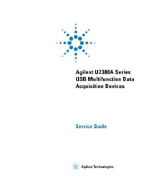 Service manual HP (Agilent) U2300A USB MULTIFUNCTION DATA ACQUISITION ― Manual-Shop.ru