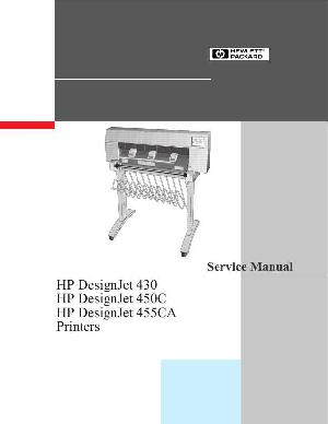 Сервисная инструкция HP DESIGNJET-430, 450C, 455CA ― Manual-Shop.ru