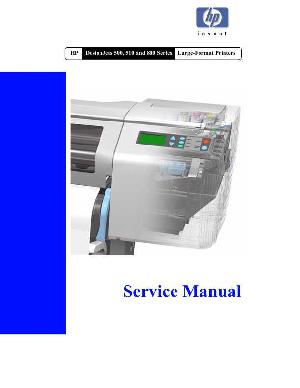 Сервисная инструкция HP DESIGNJET-510 ― Manual-Shop.ru