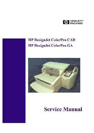 Service manual HP DESIGNJET-COLORPRO-CAD-C7777A ― Manual-Shop.ru