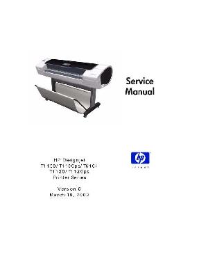 Сервисная инструкция HP DESIGNJET-T1100, T1110, T610 ― Manual-Shop.ru