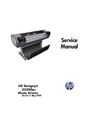 Сервисная инструкция HP DESIGNJET-Z5200PS ― Manual-Shop.ru