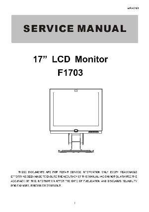 Service manual HP F1703 ― Manual-Shop.ru