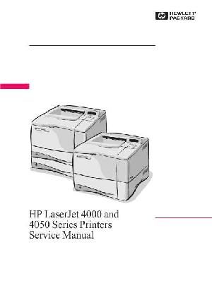 Сервисная инструкция HP Laserjet-4000, Laserjet 4050 SERIES ― Manual-Shop.ru