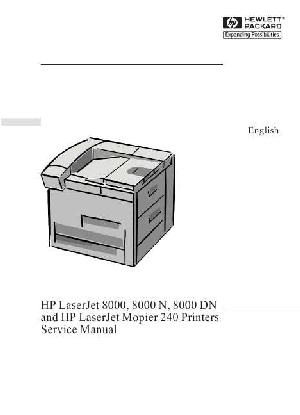 Сервисная инструкция HP Laserjet-8000 ― Manual-Shop.ru