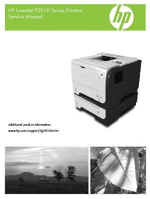 Service manual HP LaserJet-P3010 ― Manual-Shop.ru