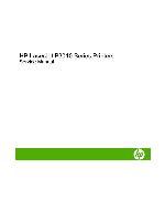 Service manual HP LaserJet-P3010