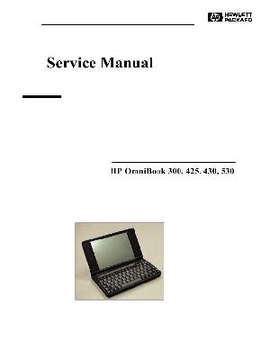 Сервисная инструкция HP OMNIBOOK-300, Omnibook 425, Omnibook 430, Omnibook 530 ― Manual-Shop.ru