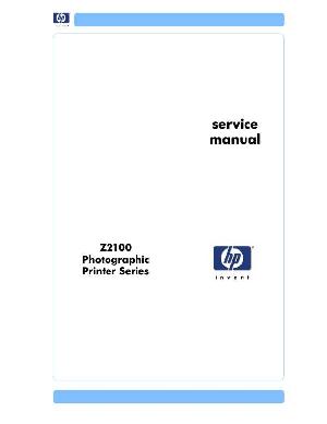 Сервисная инструкция HP Z2100 PHOTOGRAPHIC ― Manual-Shop.ru
