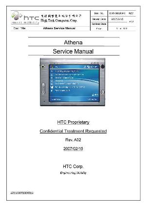 Сервисная инструкция HTC ATHENA ― Manual-Shop.ru