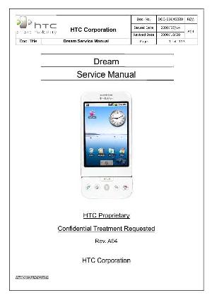 Сервисная инструкция HTC DREAM  ― Manual-Shop.ru