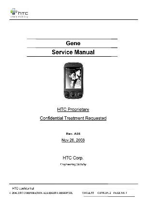 Сервисная инструкция HTC GENE  ― Manual-Shop.ru