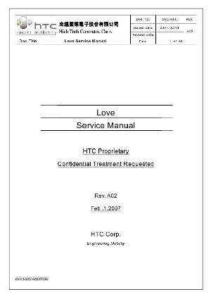 Сервисная инструкция HTC LOVE ― Manual-Shop.ru