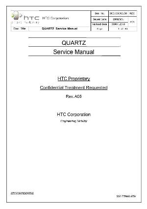 Сервисная инструкция HTC QUARTZ  ― Manual-Shop.ru