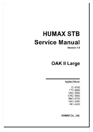 Сервисная инструкция Humax CI-5100, FTV5600, VACI-5300, CRCI-5500, NACI-5700, VACI-5350, IRCI-5400 ― Manual-Shop.ru