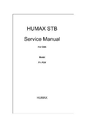 Сервисная инструкция Humax F1-FOX ― Manual-Shop.ru