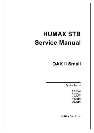 Сервисная инструкция Humax F1-FOX, VA-FOX, NA-FOX, VA-NTV, VA-OTV ― Manual-Shop.ru