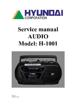Сервисная инструкция Hyundai H-1001 ― Manual-Shop.ru