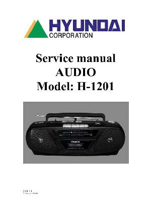 Сервисная инструкция Hyundai H-1201 ― Manual-Shop.ru