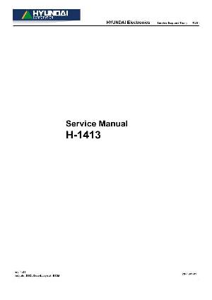 Сервисная инструкция Hyundai H-1413 ― Manual-Shop.ru